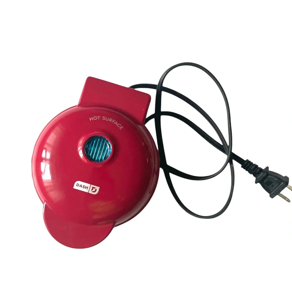 Dash Red Heart Mini Waffle Maker